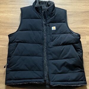 Carhartt Black Quilted Vest